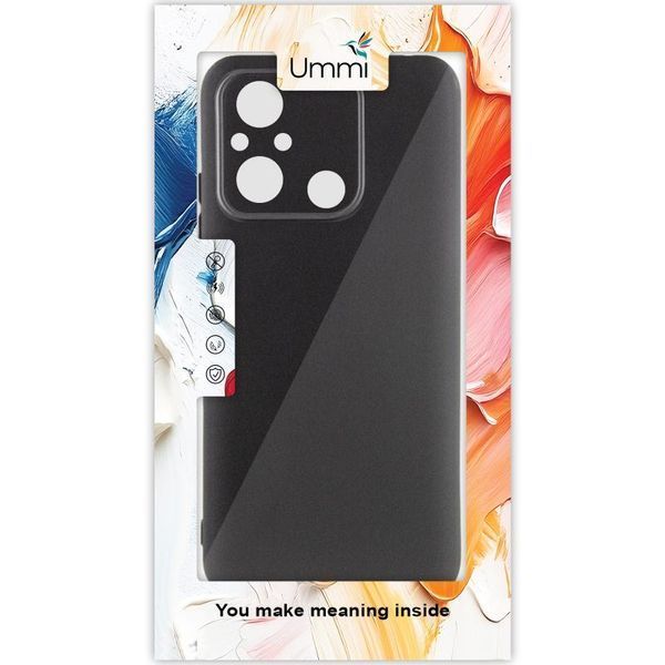 Чохол Silicone Cover Ummi Lakshmi Full Camera (AA) для Xiaomi Redmi 12C / Poco C55 Чорний / Black 82240 фото