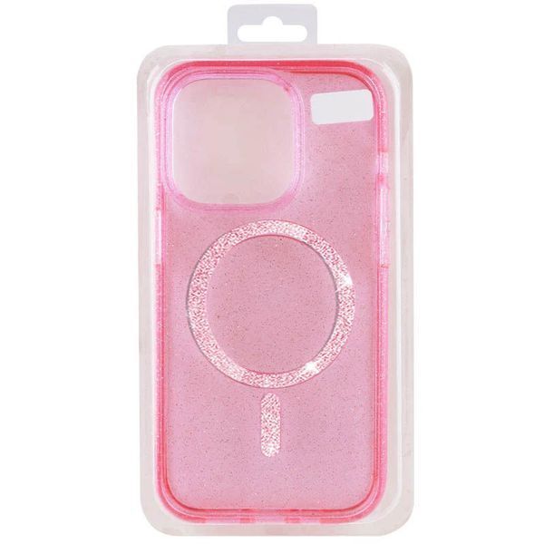Чохол Eclipse Sparkle Magnetic Fit для Apple iPhone 15 (6.1") Pink 77641 фото