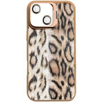 Чохол TPU+PC Wild Leopard with MagSafe and Lens для Apple iPhone 13 / 14 (6.1") Brown 85169 фото
