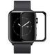 Полімерна плівка 3D (full glue) для Apple watch 44mm Чорний 35522 фото