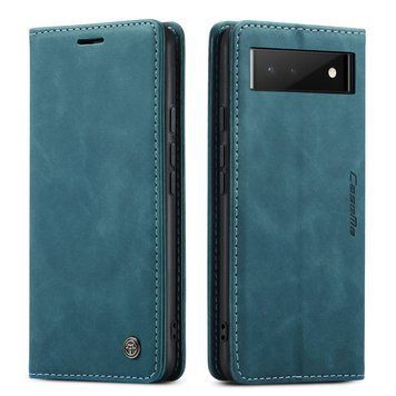Чохол-книжка CaseMe Retro Flip для Google Pixel 6 Blue 301636 фото