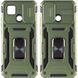Ударостійкий чохол Camshield Army Ring для Xiaomi Redmi 9C / 10A Оливковий / Army Green 57416 фото
