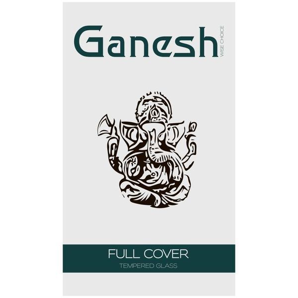 Захисне скло Ganesh (Full Cover) для Apple iPhone 17 / 16 Pro (6.3") Чорне 80907 фото
