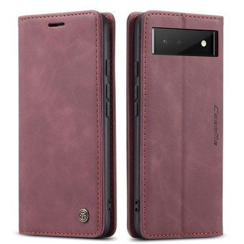 Чохол-книжка CaseMe Retro Flip для Google Pixel 6 Red 301639 фото