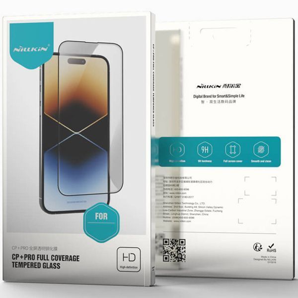 Захисне скло Nillkin (CP+PRO) для Apple iPhone 11 (6.1") / XR (6.1") Чорне 31757 фото