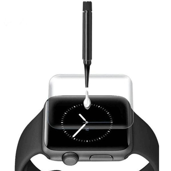 Захисне 3D скло Mocolo з УФ лампою для Apple watch Series 7/8 (41mm) Прозорий 50975 фото