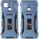 Ударостійкий чохол Camshield Army Ring для Xiaomi Redmi 9C / 10A Блакитний / Light Blue 57416 фото 1