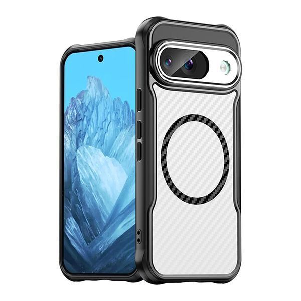 Чохол Lenuo Hybrid для Google Pixel 9 Black 203892 фото