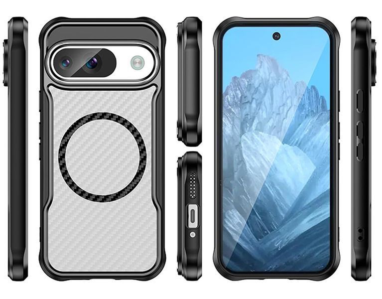 Чохол Lenuo Hybrid для Google Pixel 9 Black 203892 фото