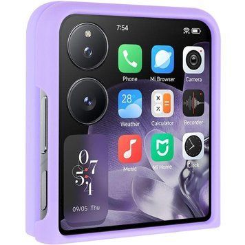 Чохол Foldables Silicone Cover Lakshmi (AAA) для Xiaomi Mix Flip Бузковий / Dasheen 80106 фото