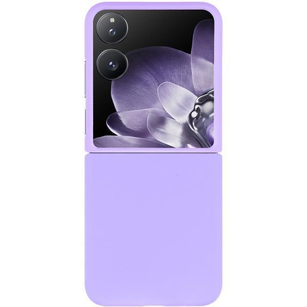 Чохол Foldables Silicone Cover Lakshmi (AAA) для Xiaomi Mix Flip Бузковий / Dasheen 80106 фото