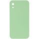 Чохол Silk Square Full Camera Protective (AA) Без логотипу для Apple iPhone XR (6.1") М'ятний / Mint 72153 фото