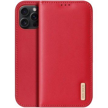 Чохол-книжка Dux Ducis Hivo для Apple iPhone 17 Pro (6.3") Red 80534 фото
