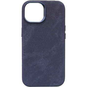 Чохол Denim with MagSafe для Apple iPhone 15 (6.1") Blue 67777 фото