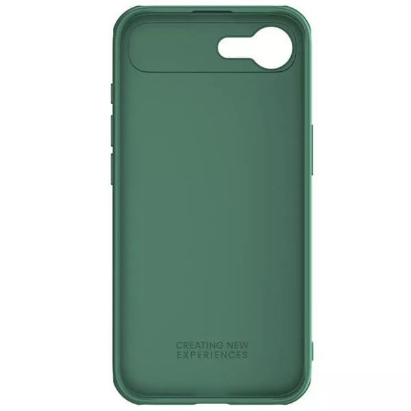 Карбонова накладка Nillkin CamShield Pro для Apple iPhone 16e (6.1") Deep Green 78425 фото