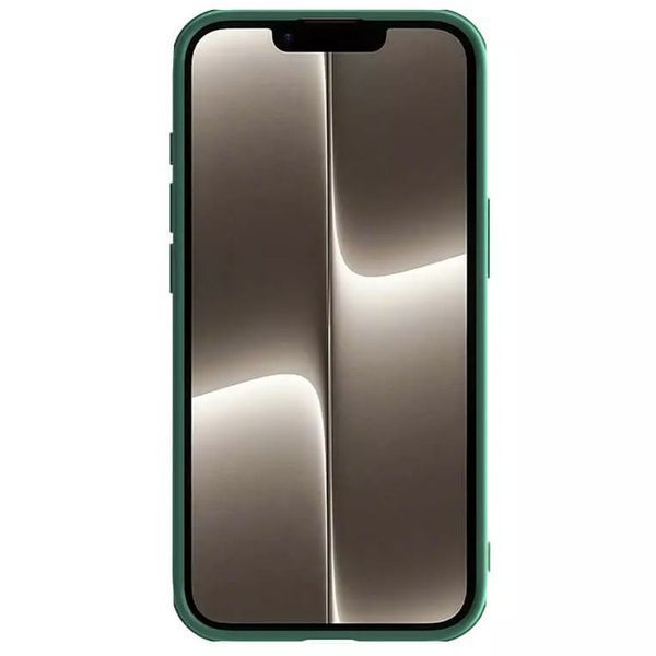 Карбонова накладка Nillkin CamShield Pro для Apple iPhone 16e (6.1") Deep Green 78425 фото