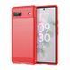 Чохол Lenuo Carbon Fiber для Google Pixel 8a Red 203801 фото