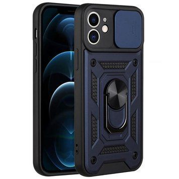 Чохол Ummi Camshield Serge Ring для Apple iPhone 11 (6.1") Синій / Navy 80684 фото