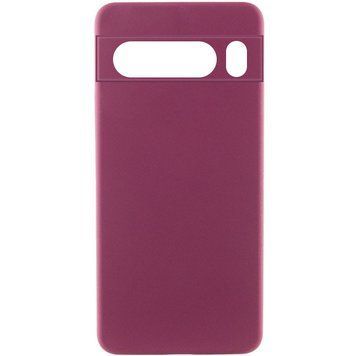 Чохол Silicone Cover Lakshmi Full Camera (AAA) для Google Pixel 8 Pro Бордовий / Plum 66983 фото