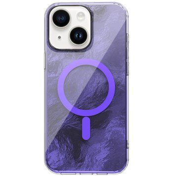 Чохол TPU Shiny Mountain (MagFit) для Apple iPhone 14 / 13 (6.1") Purple 77649 фото