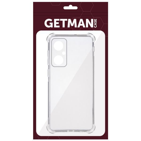 Чохол GETMAN Ease для Xiaomi Redmi Note 11R з підсиленими кутами та захистом камери, Прозорий 71692 фото