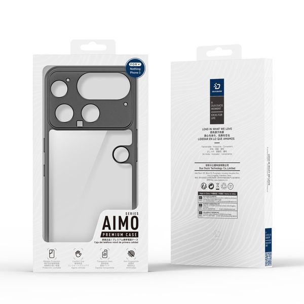 Чохол Dux Ducis Aimo Series для Nothing Phone (3) Black 204024 фото