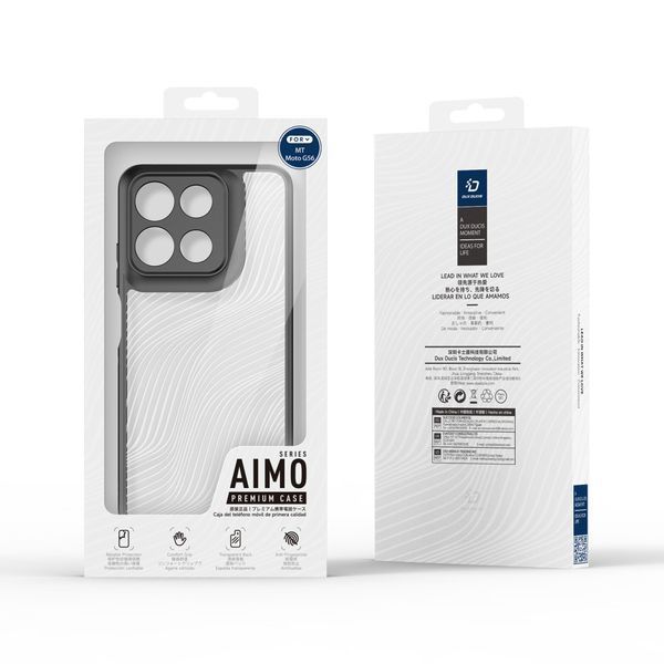 Чохол Dux Ducis Aimo Series для Motorola Moto G56 5G Black 204014 фото