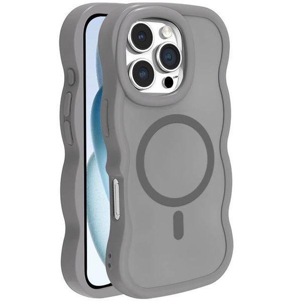 Чохол TPU+PC Undine Magnetic Fit для Apple iPhone 16 Pro (6.3") Grey 78144 фото