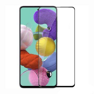 Захисне 6D Full Glue Скло Rinbo для Samsung Galaxy A71 A715F Black 101222 фото