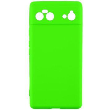 Чохол TPU GETMAN Liquid Silk Full Camera для Google Pixel 6 Салатовий / Neon Green 77912 фото