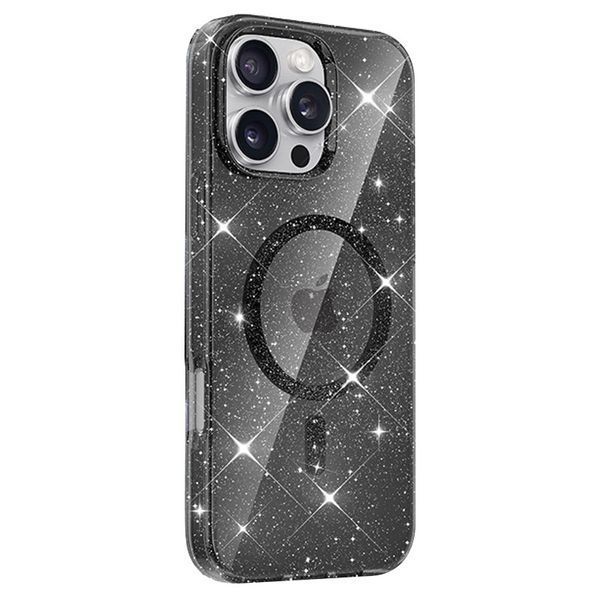 Блискучій чохол Eclipse для Apple iPhone 16 Pro Max (6.9") з підтримкою Magnetic Fit, Чорний 77646 фото