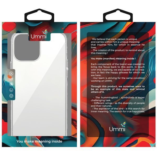 Чохол Ummi transparent для Apple iPhone 16 Pro (6.3") Clear 86221 фото
