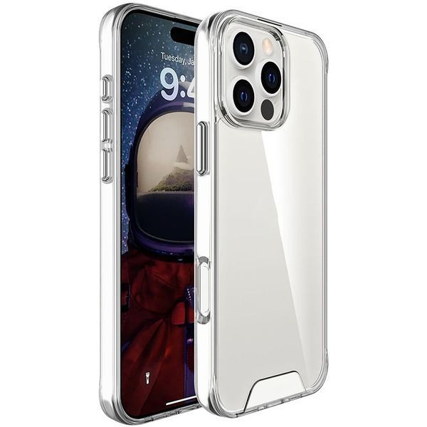 Чохол Space Case для Apple iPhone 16 Pro (6.3") Прозорий 72053 фото