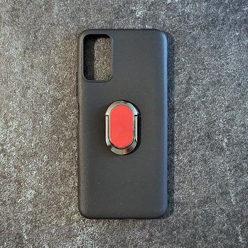 Чохол Shell Mate з Червоним Кільцем для ZTE Blade A71 Black 203510 фото