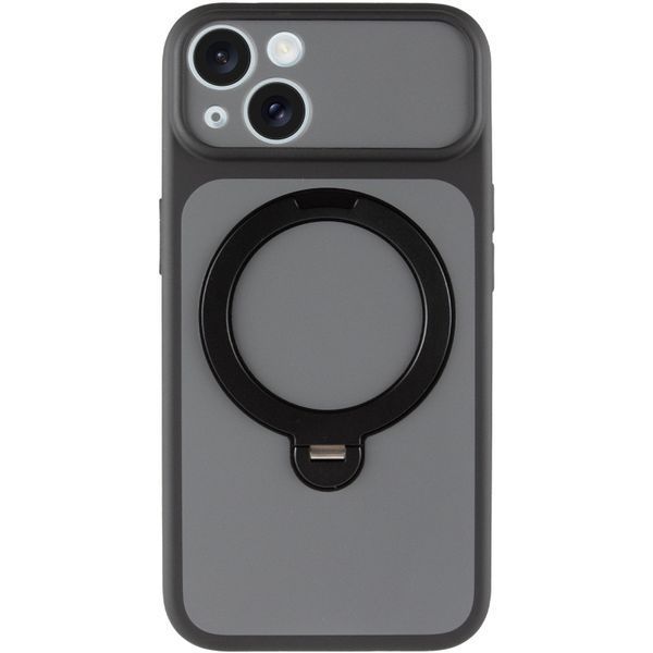 Чохол Ummi Full Camera with Magnetic Fit HQ Ring для Apple iPhone 15 (6.1") Black 86669 фото