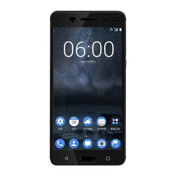 Захисне 3D Full Glue скло Lenuo CF для Nokia 6 Black 101022 фото