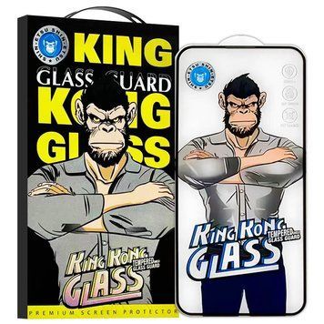 Захисне 2.5D скло King Kong HD для Apple iPhone 14 Pro / 15 / 16 (6.1") Чорний 71563 фото