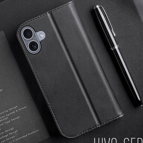 Чохол-книжка Dux Ducis Hivo для Apple iPhone 16 (6.1") Black 73606 фото