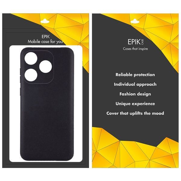 Чохол TPU Epik Black Full Camera для TECNO Spark 10 Чорний 65583 фото