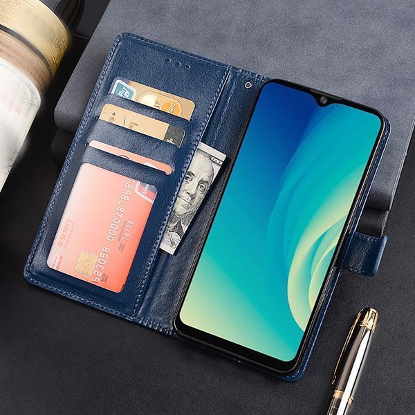 Чoхол-книжка Idewei для ZTE Blade V50 Design Blue 301673 фото