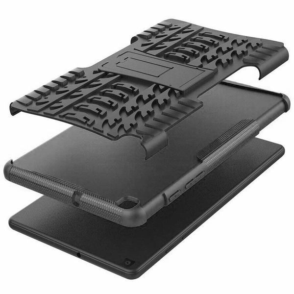 TPU+PC чохол Protector Stand для Samsung Galaxy Tab A8 10.5" (2021) Black 73560 фото