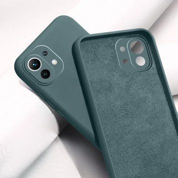 Чохол Liquid Silicone Cover для Xiaomi Mi 11 Dark Green 203108 фото