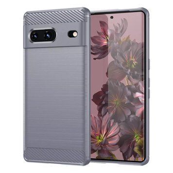 Чохол Lenuo Carbon Fiber для Google Pixel 7 Gray 203709 фото