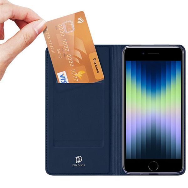 Чохол-книжка Dux Ducis з кишенею для візиток для Apple iPhone 7 / 8 / SE (2020) (4.7") Синій 26940 фото