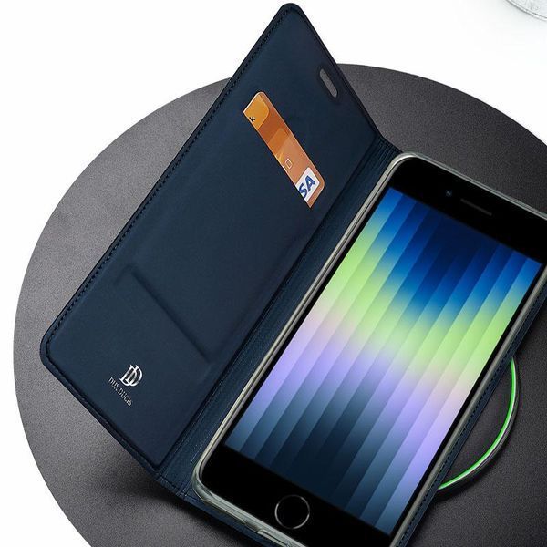 Чохол-книжка Dux Ducis з кишенею для візиток для Apple iPhone 7 / 8 / SE (2020) (4.7") Синій 26940 фото