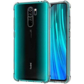 TPU чохол GETMAN Ease logo посилені кути Full Camera для Xiaomi Redmi 9 Безбарвний 77910 фото