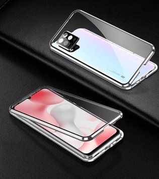 Чохол Fashion Magnetic Flip 360 для Xiaomi Mi 10 Lite Silver 202391 фото