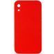 Чохол Silk Square Full Camera Protective (AA) Без логотипу для Apple iPhone XR (6.1") Червоний / Red 72153 фото