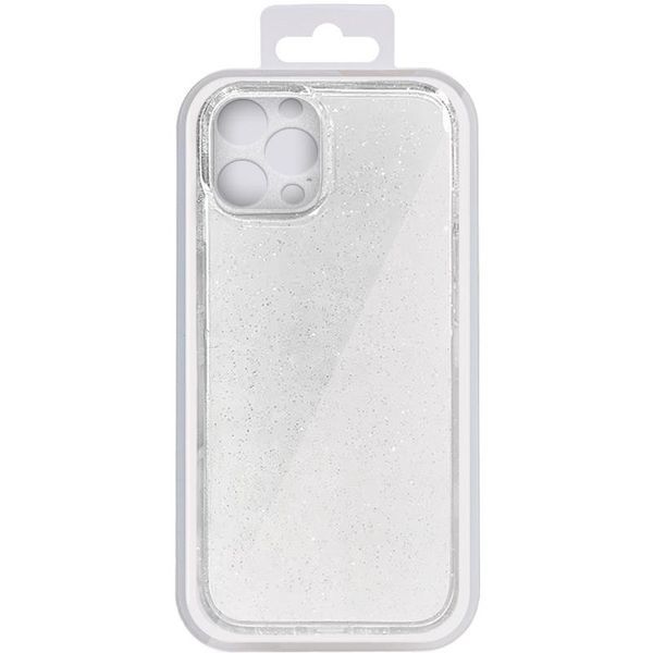 Чохол з блискітками для Apple iPhone 13 Pro (6.1") Clear 70582 фото