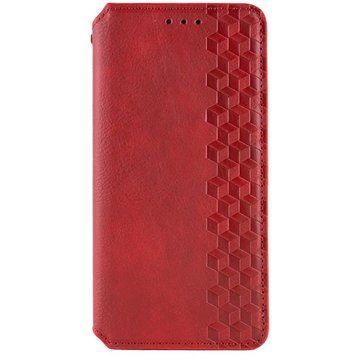 Чохол-книжка GETMAN Cubic для Apple iPhone 13 (6.1") Червоний 80848 фото